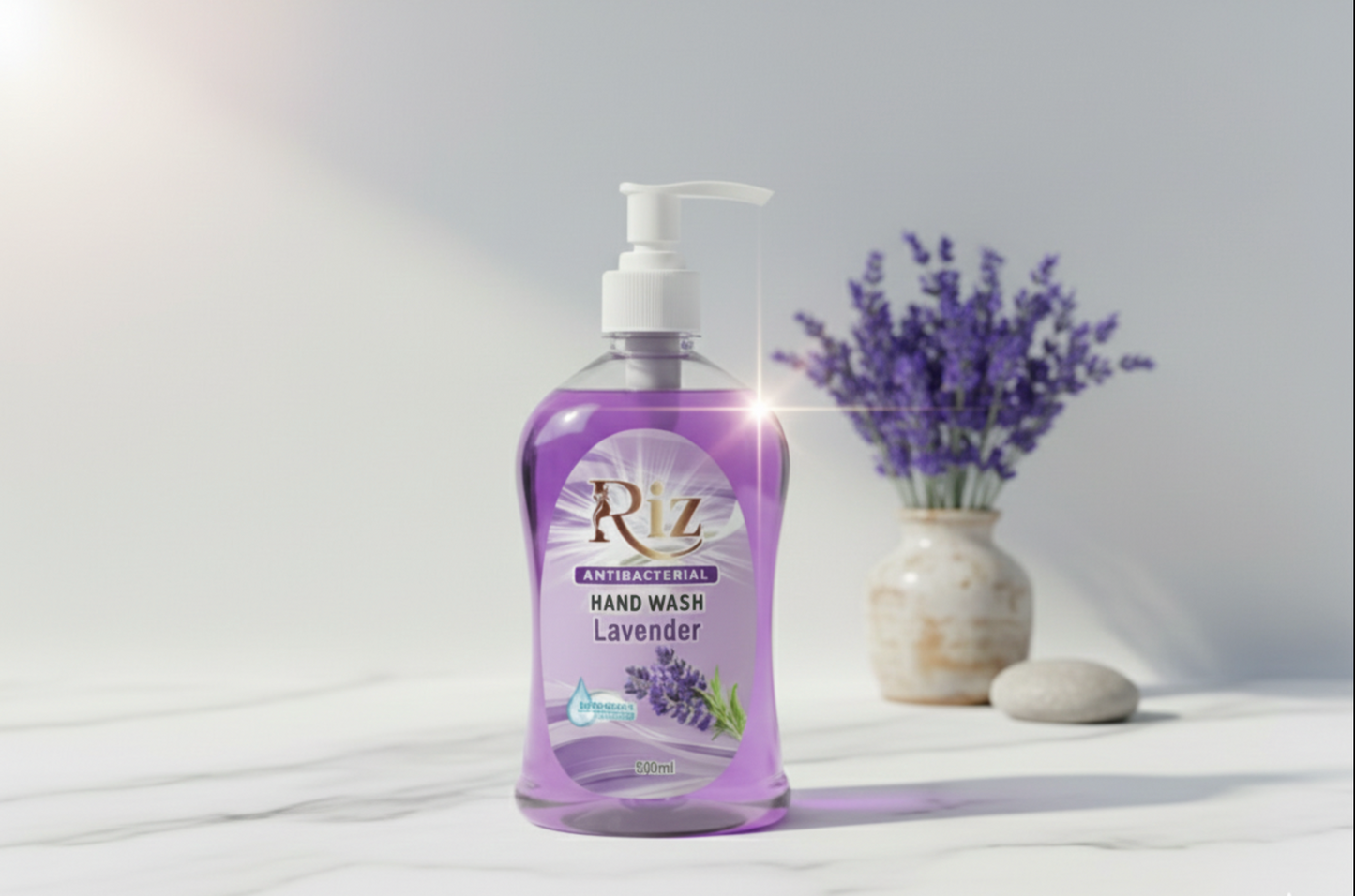 Antibacterial Lavender Hand Wash – 99.9% Germ Protection with Soothing Botanical Care
