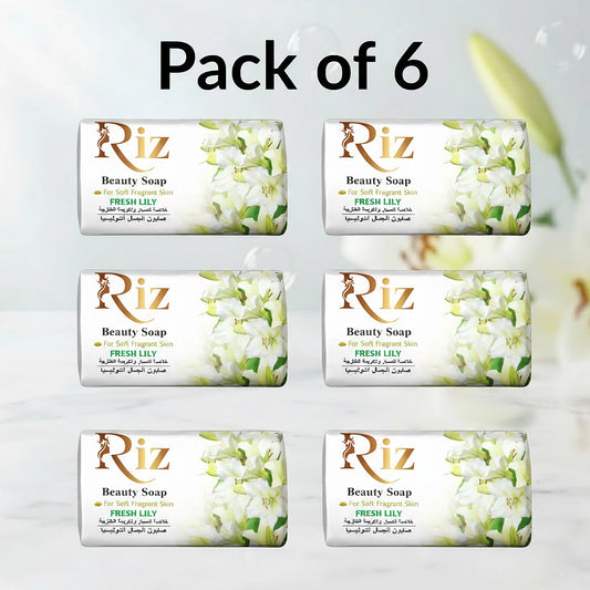Fresh Lily Beauty Soap - pack of 6