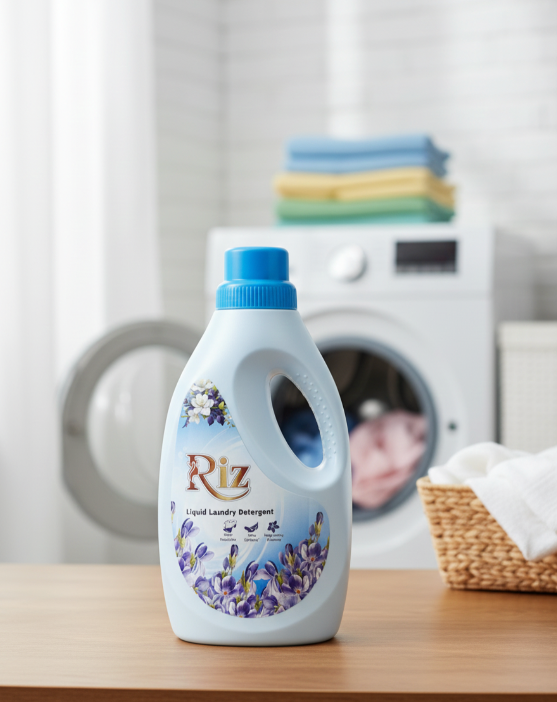 Premium Liquid Laundry Detergent – Deep Cleaning & Stain Removal Formula Powerful Fabric Care for Home