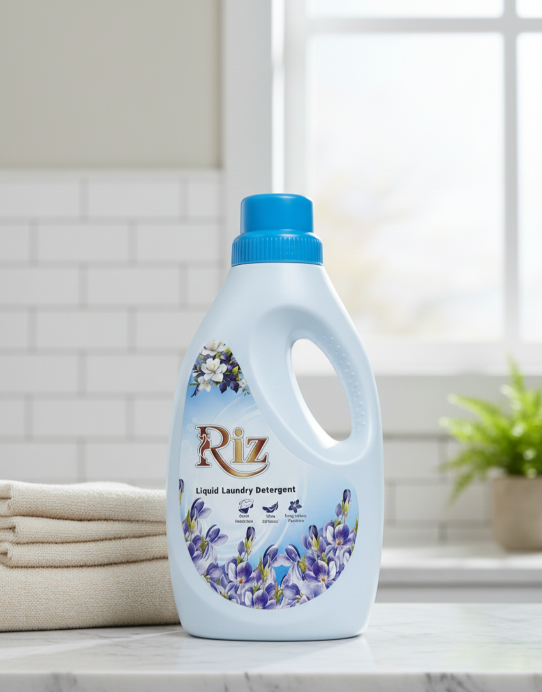 Premium Liquid Laundry Detergent – Deep Cleaning & Stain Removal Formula Powerful Fabric Care for Home